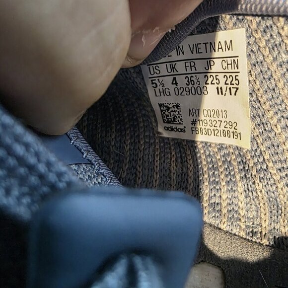 Adidas NMD R1 Raw Steel Women's Size 5.5 Blue Running Shoes (CQ2013) - Picture 9 of 9